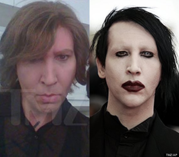 Marilyn Manson Wears No Makeup On Eastbound And Down Set Huffpost