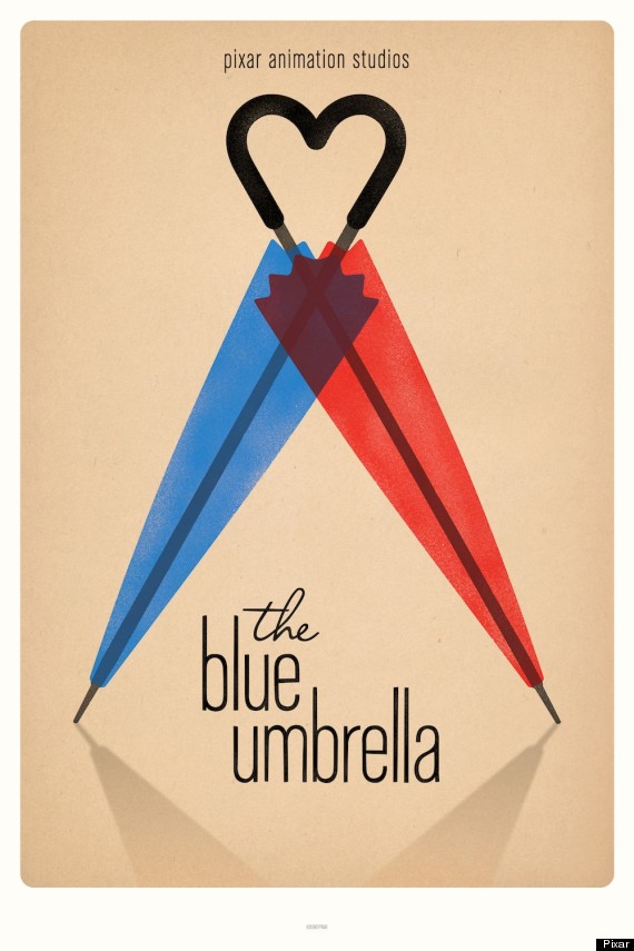 the blue umbrella