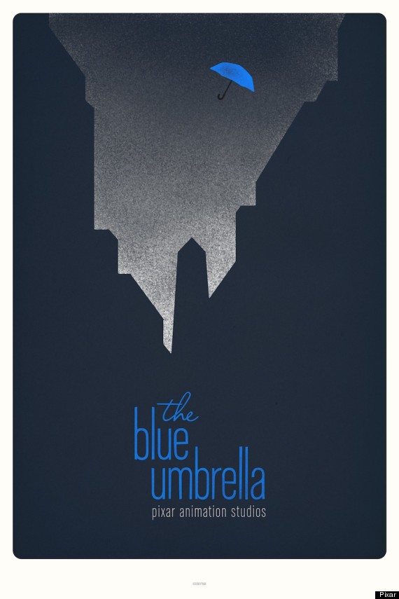 the blue umbrella