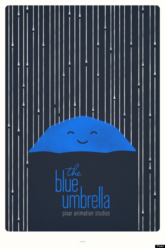 the blue umbrella