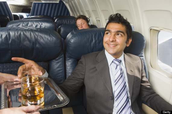 airplane alcohol