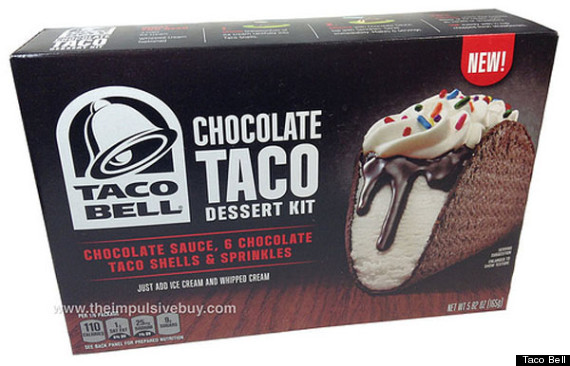 taco bell chocolate taco kit