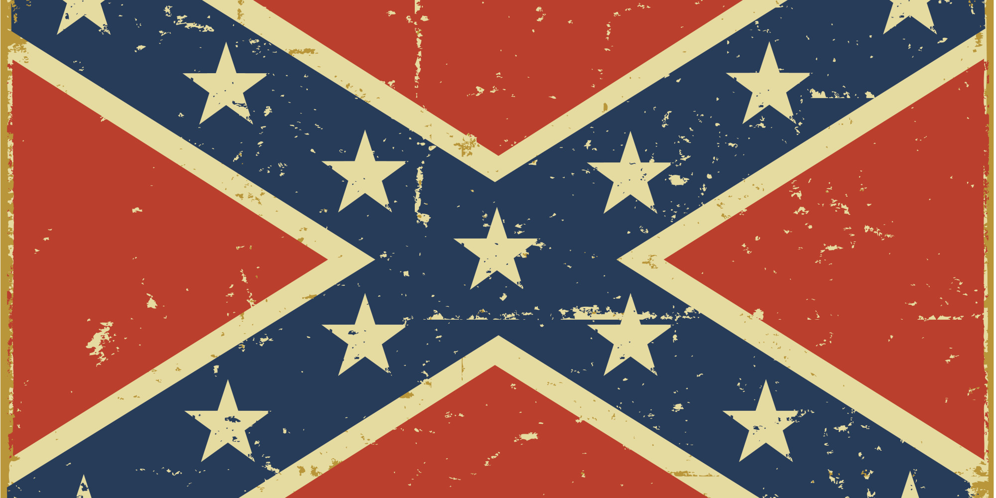 Квадратный флаг Конфедерации