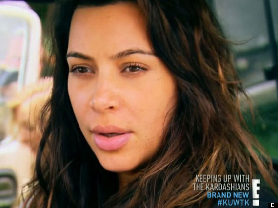 kim k no makeup