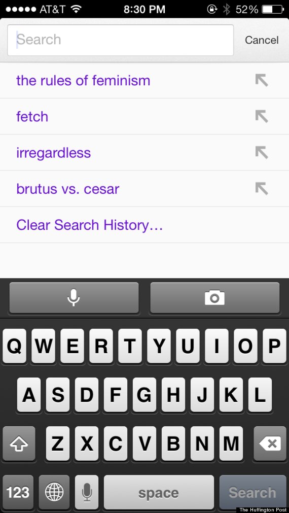 gretchen weiners google history
