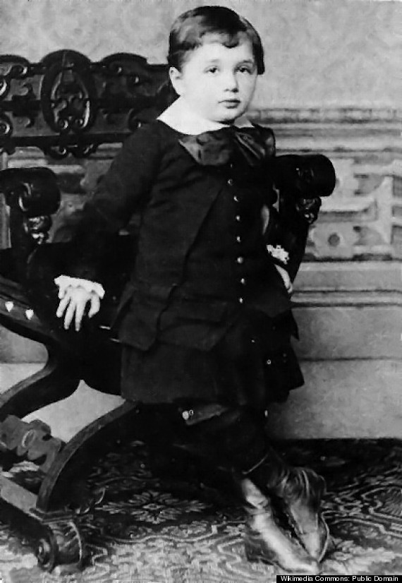 albert einstein baby photo