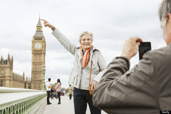 tourist standing