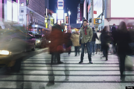 standing in the street