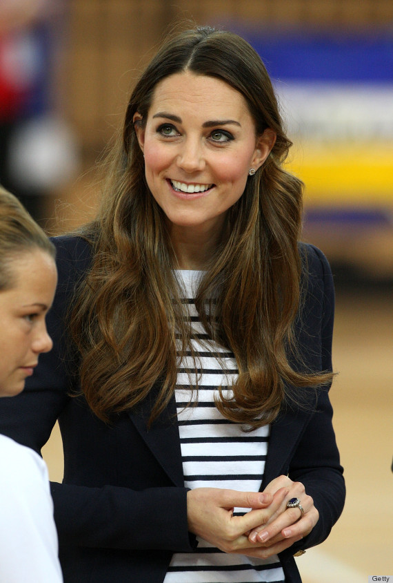 Kate Middleton Plays Volleyball In Wedges At First Solo Appearance ...