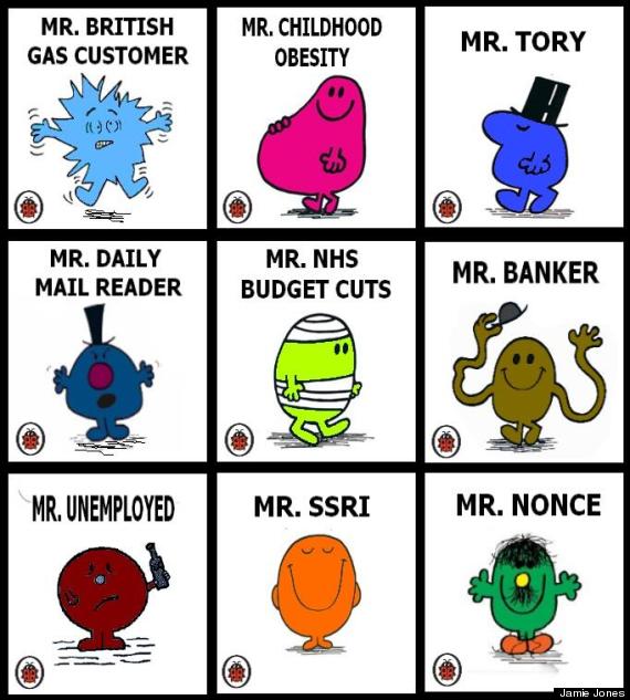PICTURE: Mr Men Updated For Modern Britain