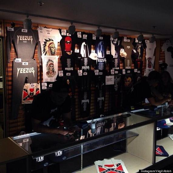 Kanye's Yeezus Tour Merch Features Confederate Flags, Native American  Headdresses