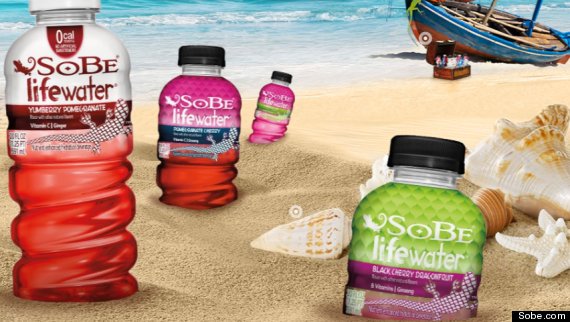 sobe bottles sand