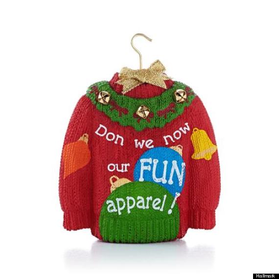 hallmark holiday sweater ornament