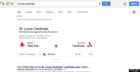 google cardinals