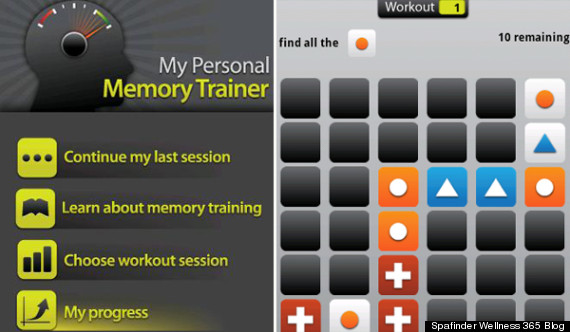 my personal memory trainer app