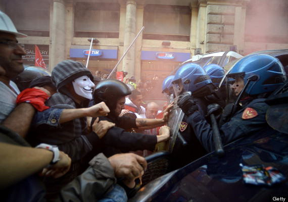 italy riot