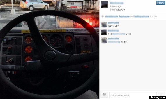 instagram while driving