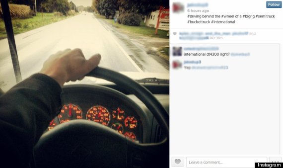 instagram while driving