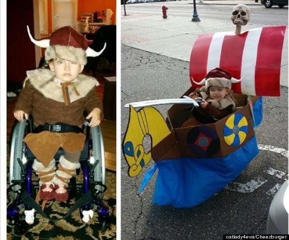 viking costume wheelchair