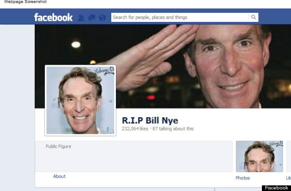 bill nye death facebook hoax