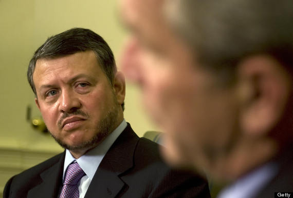 bush king abdullah ii