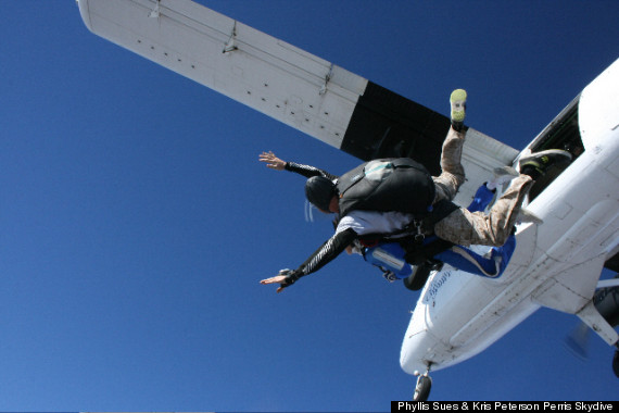 skydiving