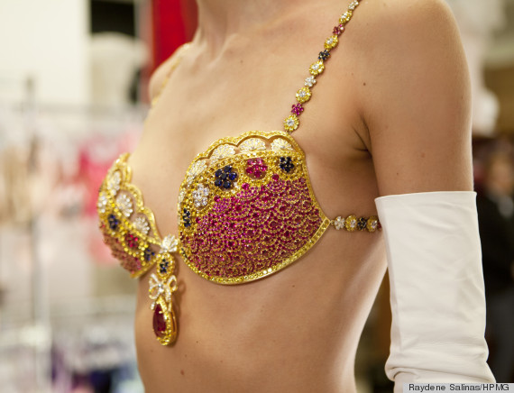 Candice Swanepoel talks about a Victoria Secret million bra made