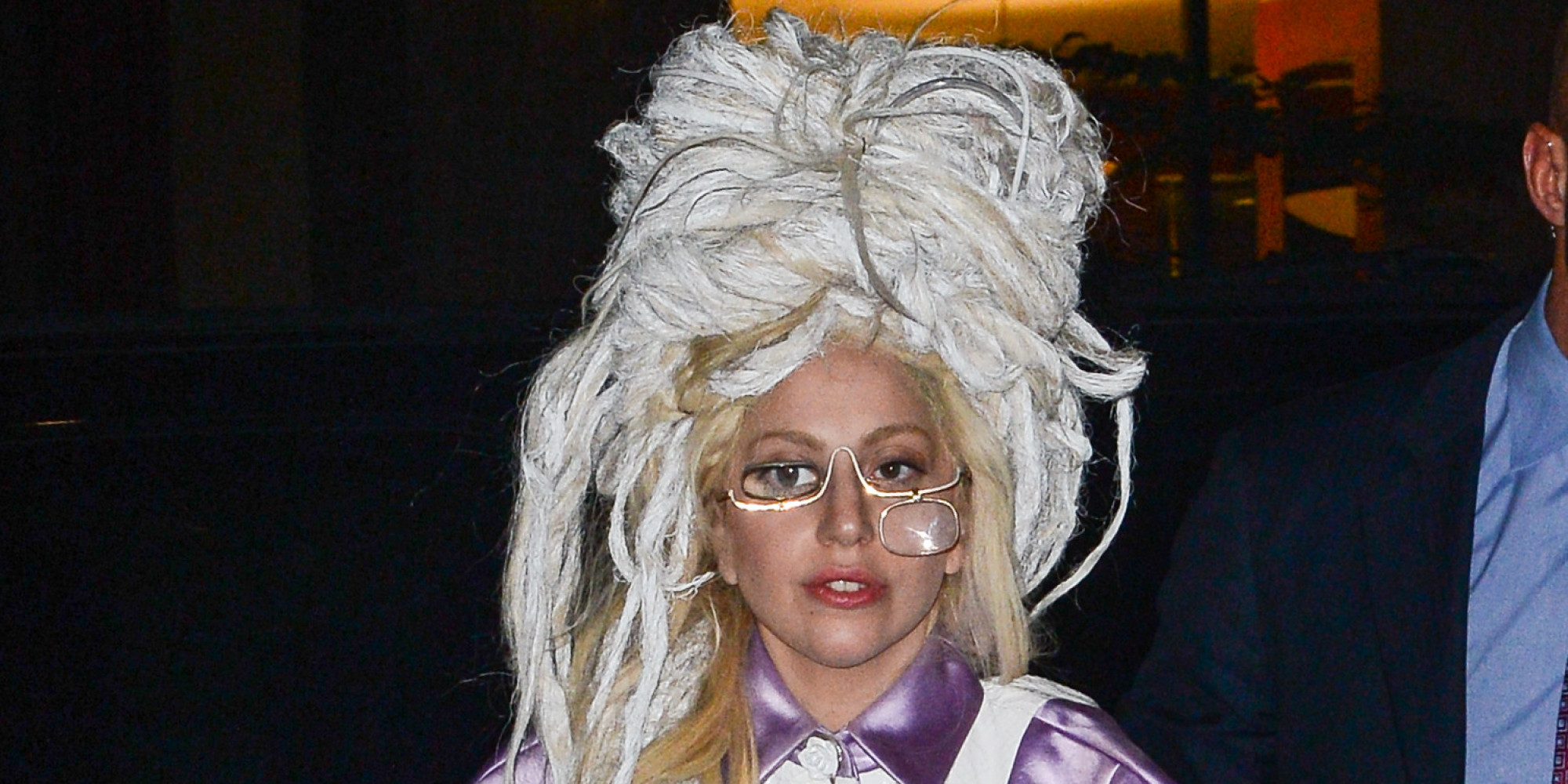 Lady Gaga Dresses Like An Old Lady, Because Sure, Why Not?