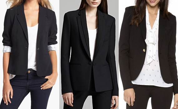 black blazer