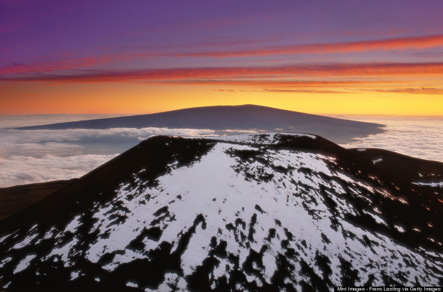 snow mauna kea