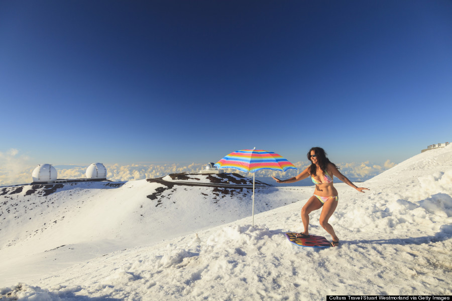 snow mauna kea