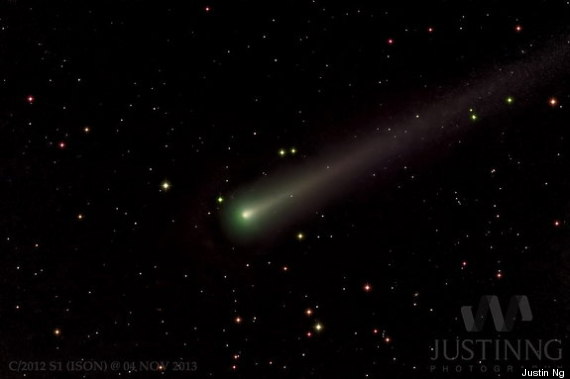 comet ison visible