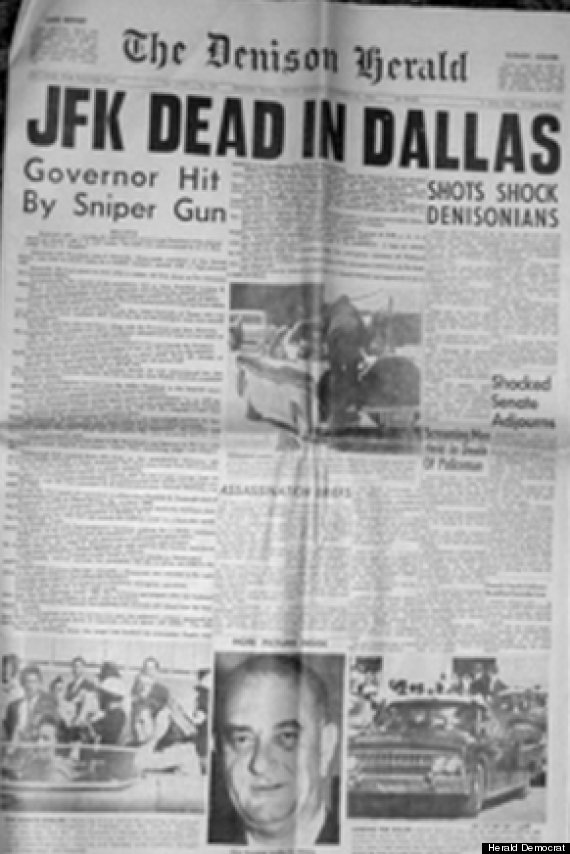 john f kennedy newspaper