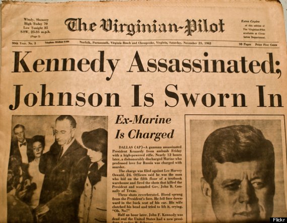 john f kennedy newspaper