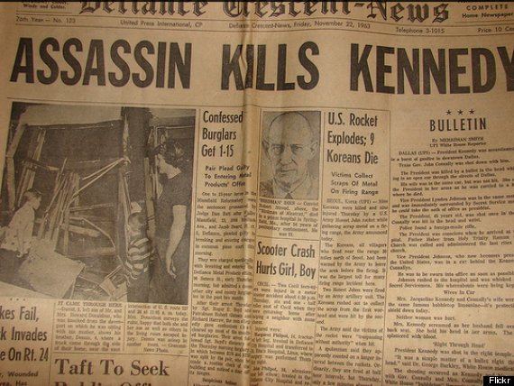 john f kennedy newspaper