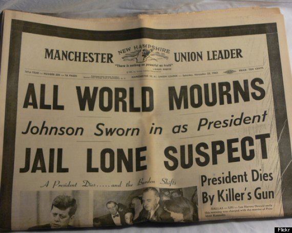 john f kennedy newspaper