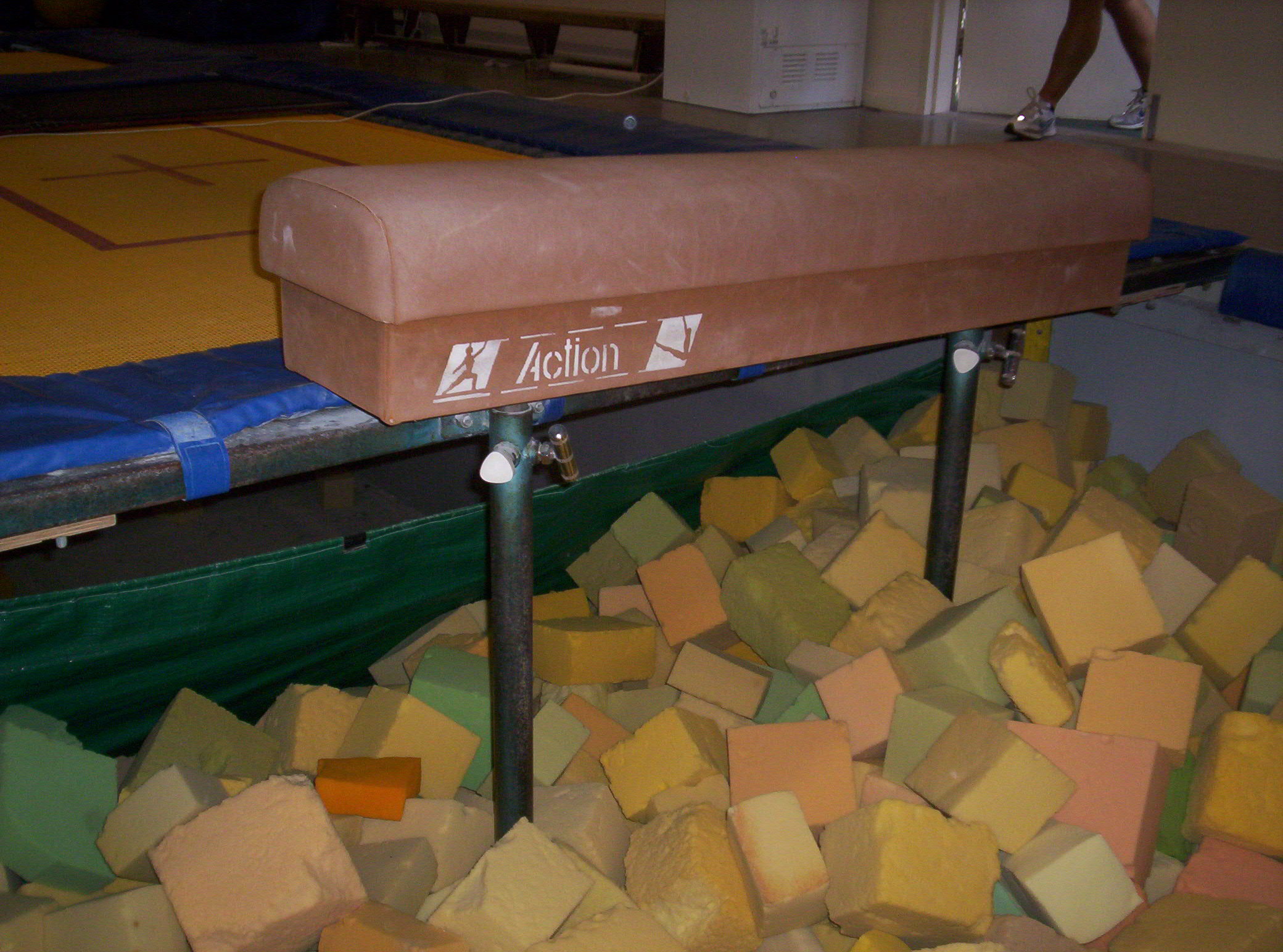 gymnastics pit