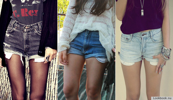 high waisted shorts