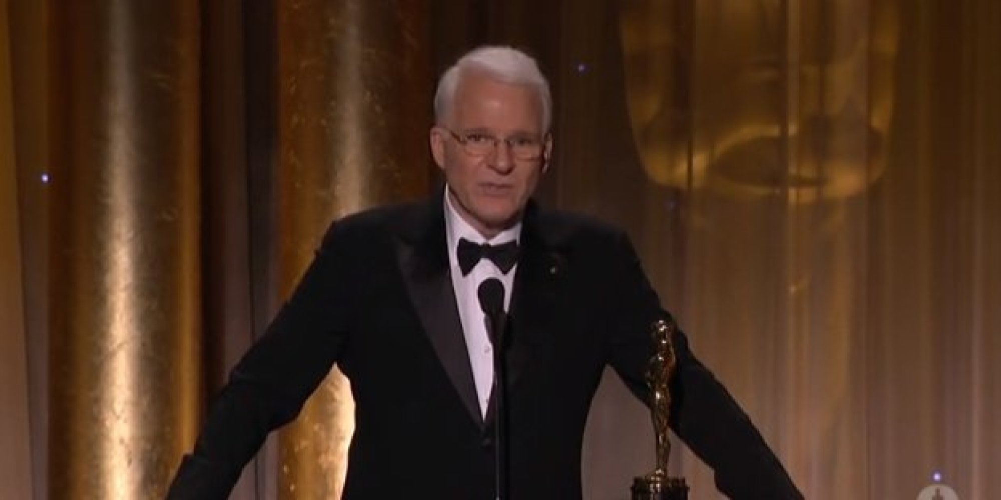 Steve Martin Chokes Up Thanking His Wife In Award Acceptance Speech ...
