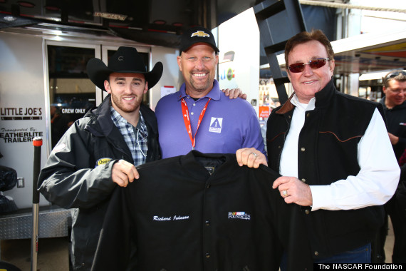 rjohnson with nascar driver