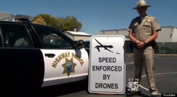 fake traffic drones