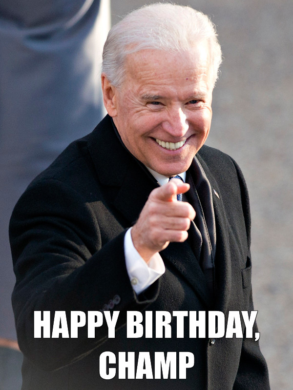 Happy Birthday, Joe Biden. Here's A Birthday Card Featuring The Coolest Guy We Know.