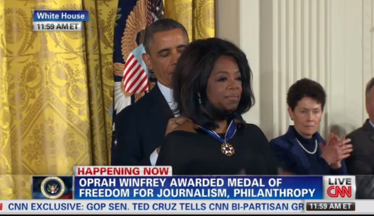 oprah medal