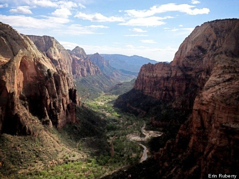 angels landing view