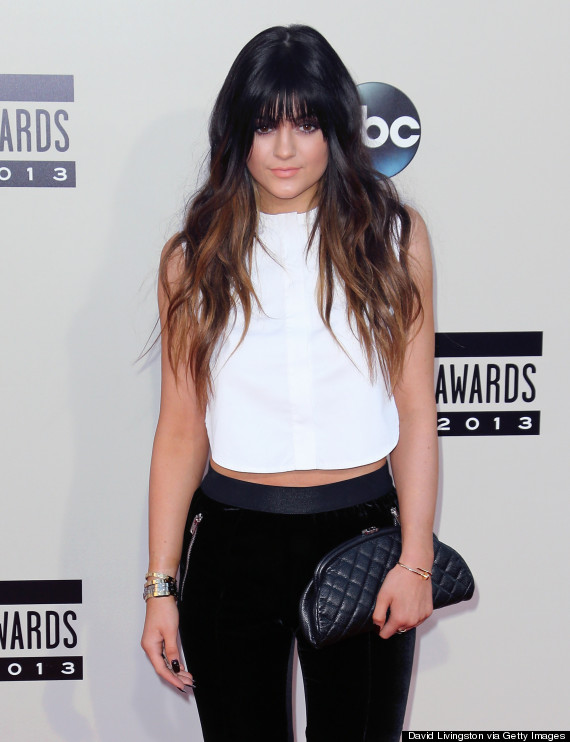 kylie jenner bangs