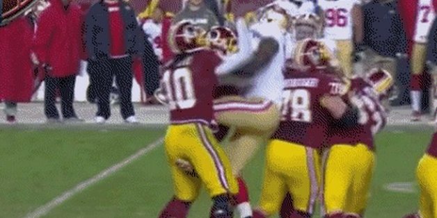 RG3 Got Kicked In The Groin By 49ers' Aldon Smith (GIFs) | HuffPost