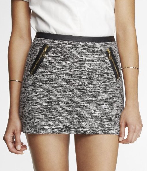 zippered skirt