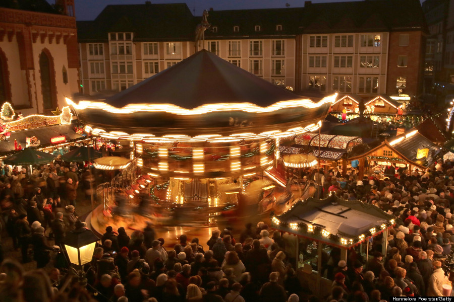 christmas market at roemerberg square