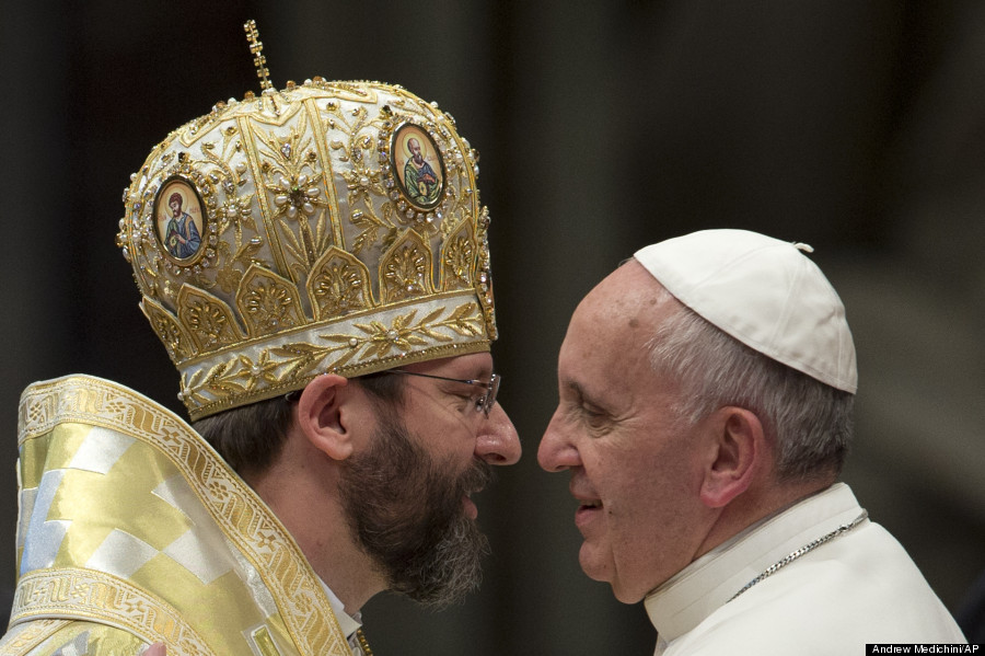 pope francis meets sviatoslav shevchuk