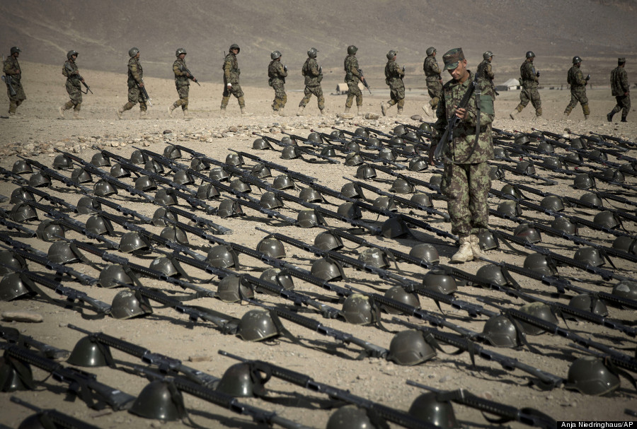 afghan army soldier kabul training facility